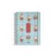 AGENDA ESCOLAR LIDERPAPEL 26-27 ESPIRAL ORIENTAL DIA PAGINA A6+ BILINGUE 80G PAPEL FSC MIX