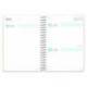 AGENDA ESCOLAR LIDERPAPEL 26-27 ESPIRAL PATTERN DIA PAGINA A6 BILINGUE 80G PAPEL FSC WAVES
