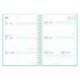 AGENDA ESCOLAR LIDERPAPEL 26-27 ESPIRAL FANTASY D SEMANAVISTA A6+ BILINGUE 80G PAPEL FSC AZUL