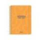 AGENDA ESCOLAR LIDERPAPEL 26-27 ESPIRAL CLASSIC 2 DIAS PAGINA A5 BILINGUE 70G PAPEL FSC NARANJA