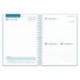 AGENDA ESCOLAR LIDERPAPEL 26-27 ESPIRAL CLASSIC DIA PAGINA A5 BILINGUE 70G PAPEL FSC AZUL TURQUESA