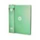CARPETA 4 ANILLAS DE 35 MM MIXTAS ANTARTIK A4 FOAM COLOR VERDE MATCHA