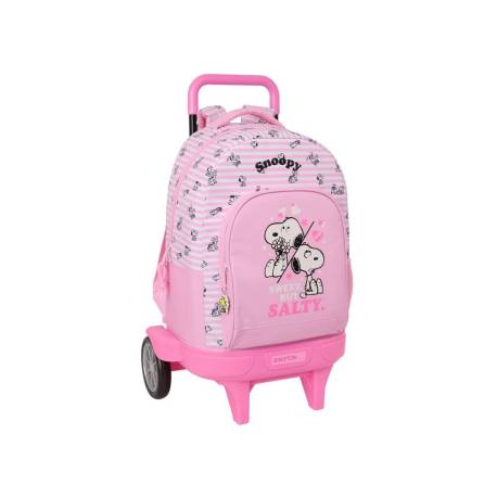 MOCHILA GRANDE CON RUEDAS COMPACT EVOLUTION EXTRAIBLE SAFTA SNOOPY 450X330X220 MM