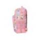 MOCHILA ESCOLAR DOBLE CON CANTONERAS ADAPTABLE A CARRO SAFTA MR. WONDERFUL COMIC 420X320X150 MM