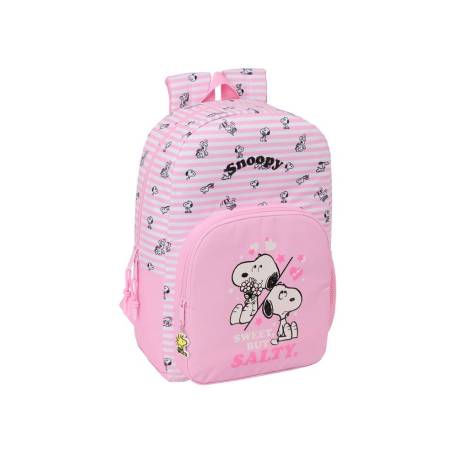 MOCHILA ESCOLAR ADAPTABLE A CARRO SAFTA SNOOPY 460X300X140 MM