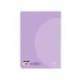 LIBRETA LIDERPAPEL 360 TAPA DE PLASTICO A5 48 HOJAS 90G/M2 CUADRO 5 MM CON DOBLE MARGEN COLORES PASTEL