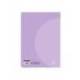 LIBRETA LIDERPAPEL 360 TAPA DE PLASTICO A4 48 HOJAS 90G/M2 CUADRO 5 MM CON DOBLE MARGEN COLORES PASTEL