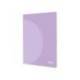 LIBRETA LIDERPAPEL 360 TAPA DE PLASTICO A4 48 HOJAS 90G/M2 HORIZONTAL CON DOBLE MARGEN COLORES PASTEL