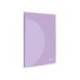 LIBRETA LIDERPAPEL 360 TAPA DE PLASTICO A4 48 HOJAS 90G/M2 HORIZONTAL CON DOBLE MARGEN COLORES PASTEL