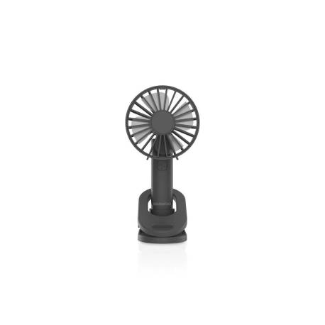 VENTILADOR DE MANO DAEWOO HIGH POWER 5W 3 VELOCIDADES RECARGABLE USB-C COLOR NEGRO