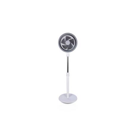 VENTILADOR DE PIE DAEWOO HIGH SPEED 80W 3 VELOCIDADES DIAMETRO 25 CM BASE REDONDA COLOR BLANCO