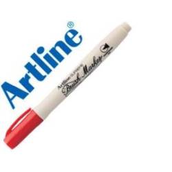 Rotulador Artline Supreme Brush Acuarelable Punta Pincel Color Rojo