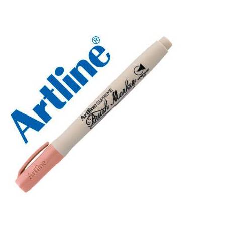 Rotulador Artline Supreme Brush Acuarelable Punta Pincel Color Melocotón