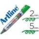 Rotulador Permanente Artline 109 color Verde Punta Biselada