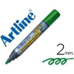 Rotulador Artline EK-517 color verde para pizarra blanca