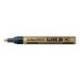 Rotulador Artline marcador permanente tinta metalica EK-900 oro punta redonda 2.3 mm.