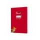 LIBRETA LIDERPAPEL PAUTAGUIA TAPA CARTONCILLO 32H DIN A4 75GR CUADRICULADO PAUTADO 3MM CON MARGEN 6 COLORES SURTIDOS