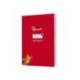 LIBRETA LIDERPAPEL PAUTAGUIA TAPA CARTONCILLO 32H DIN A5+ 75GR CUADRICULADO PAUTADO 3MM CON MARGEN 6 COLORES SURTIDOS
