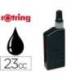 Tinta china rotring negra -frasco de 23 cc