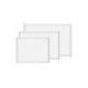 PIZARRA BLANCA ROCADA LACADA MAGNETICA MARCO ALUMINIO CON CANTONERAS 60X90 CM