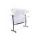 Pizarra Blanca Rocada Vitrificada soporte volteable 90x120