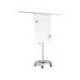 Pizarra Blanca ruedas incluye 2 brazos laterales 68x104
