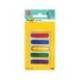 Banderitas separadoras flechas. Dispensador 100 banderitas de colores brillantes
