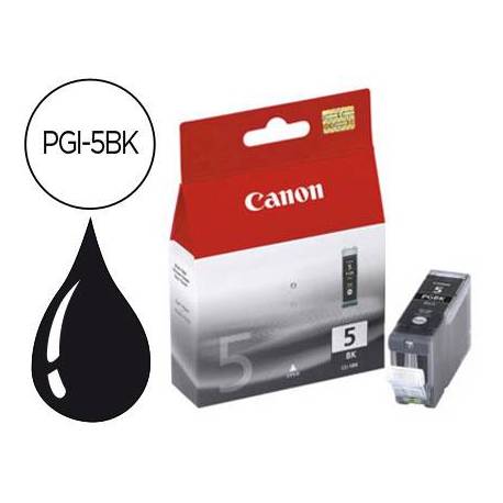 Cartucho Canon 0628B001 Nº PGI-5BK Negro