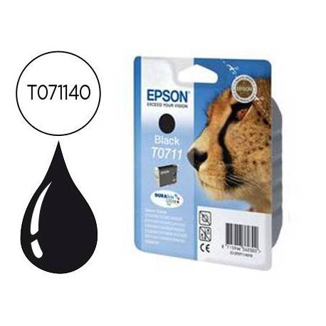 CARTUCHO INK-JET EPSON T0711 COLOR NEGRO C13T07114012