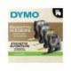 Cinta Dymo D1 negro sobre transparente Poliéster