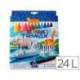 Lapices cera Jovi Jovicolor Triwax caja de 24 unidades colores surtidos