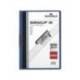 Carpeta dossier con pinza central duraclip Durable 30 hojas Din A4 color azul oscuro