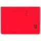Subcarpeta Pocket Gio folio color rojo