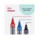 Rotulador-bolígrafo Uni-Ball rojo UB-150 0,3 mm
