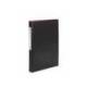 Carpeta plastico 2 anillas Pardo tamaño folio negro