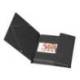 Carpeta Saro lomo flexible gomas con solapas cuarto negro modelo 121