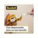 Cinta adhesiva marca Scotch doble cara 33 mt x 19 mm