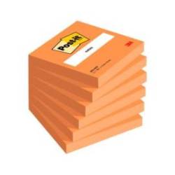 Bloc quita y pon Post-it ® naranja 76 x 76 mm