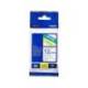 Cinta Brother TZE-233 laminada 12mm (ancho) x 8m (largo) laminada blanco/azul