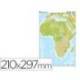 Mapa mudo de Africa fisico