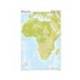 Mapa mudo de Africa fisico