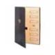 Carpeta clasificadora de carton compacto Saro 275 x 360 mm Negro modelo 30