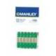 Lapices cera blanda Manley caja 12 unidades verde natural