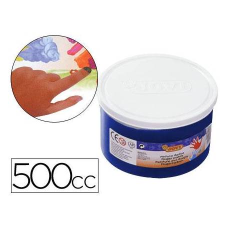 Pintura de dedos Jovi 500 cc color azul