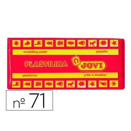 Plastilina Jovi Color Rubi Tamaño Mediano 150 gr
