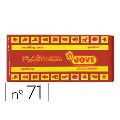 Plastilina Jovi color marron mediano 150 gr