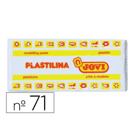 Plastilina Jovi color Blanco mediano 150 gr