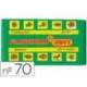 Plastilina Jovi color verde claro pequeña 50 gr