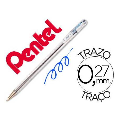 Boligrafo Pentel BK-77 color azul 0,27 mm