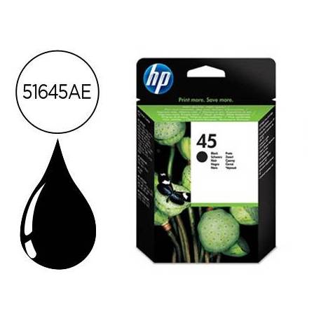Cartucho HP 45 color Negro 51645AE